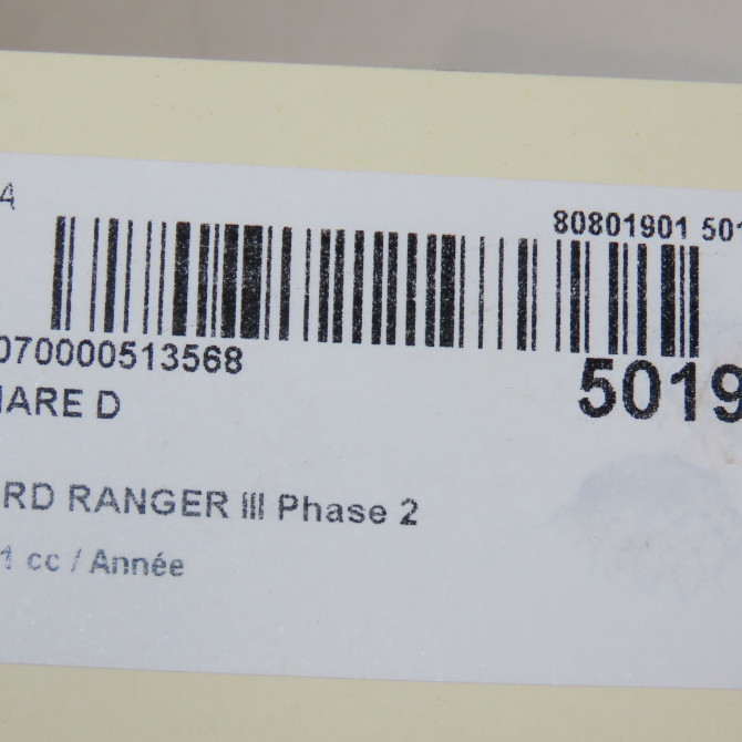 Phare droit occasion FORD RANGER III Phase 2 05-2009->11-2011 4986839 5