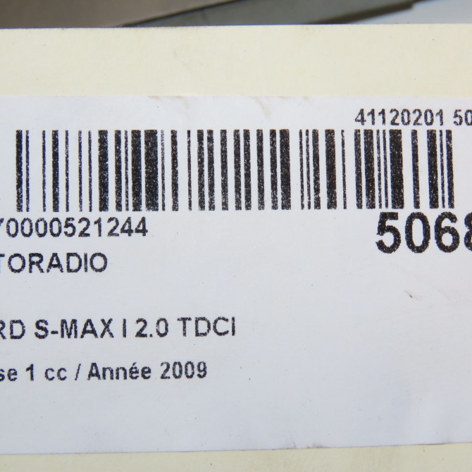 Autoradio occasion FORD S-MAX I Phase 1 05-2006->03-2010 2.0 TDCI 140ch 1818659 6