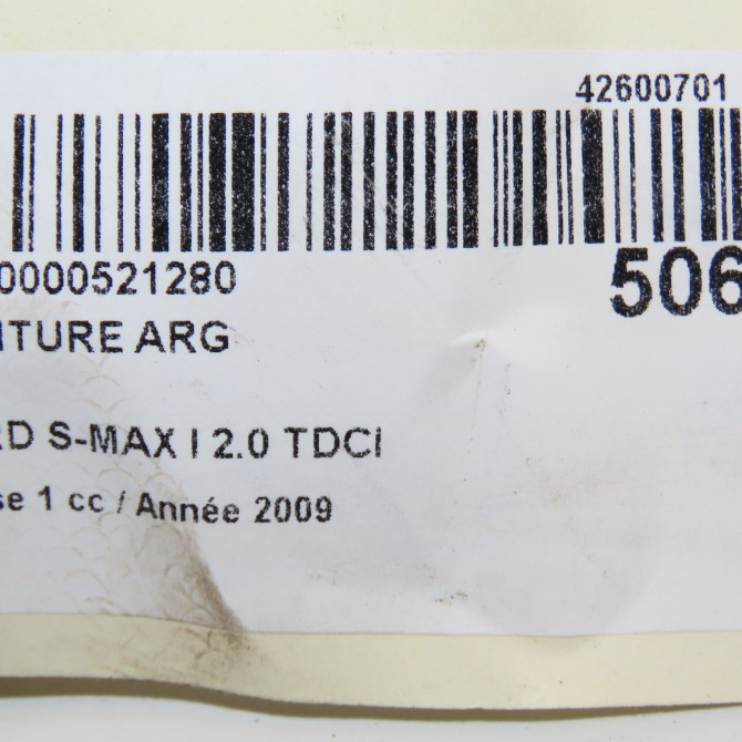 Ceinture arrière gauche occasion FORD S-MAX I Phase 1 05-2006->03-2010 2.0 TDCI 140ch 1610699 6
