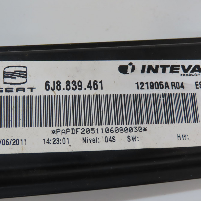 Mecanisme leve-glace arrière gauche occasion SEAT IBIZA IV Phase 1 05-2008->01-2012 6J8839461 3