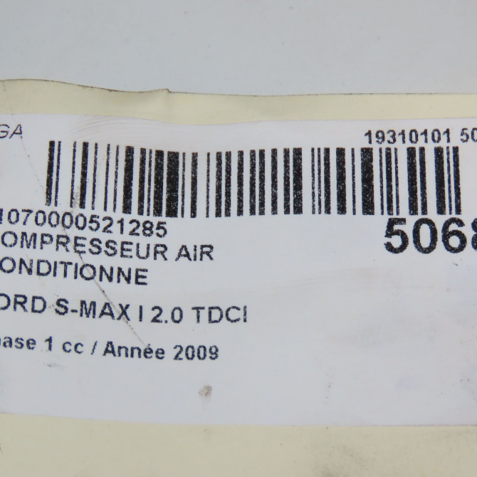 Compresseur air conditionne occasion FORD S-MAX I Phase 1 05-2006->03-2010 2.0 TDCI 140ch 1858669 6