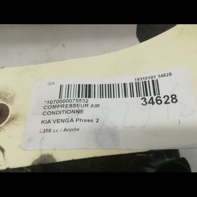 Compresseur air conditionne occasion KIA VENGA Phase 2 01-2015->... 977012K201 4