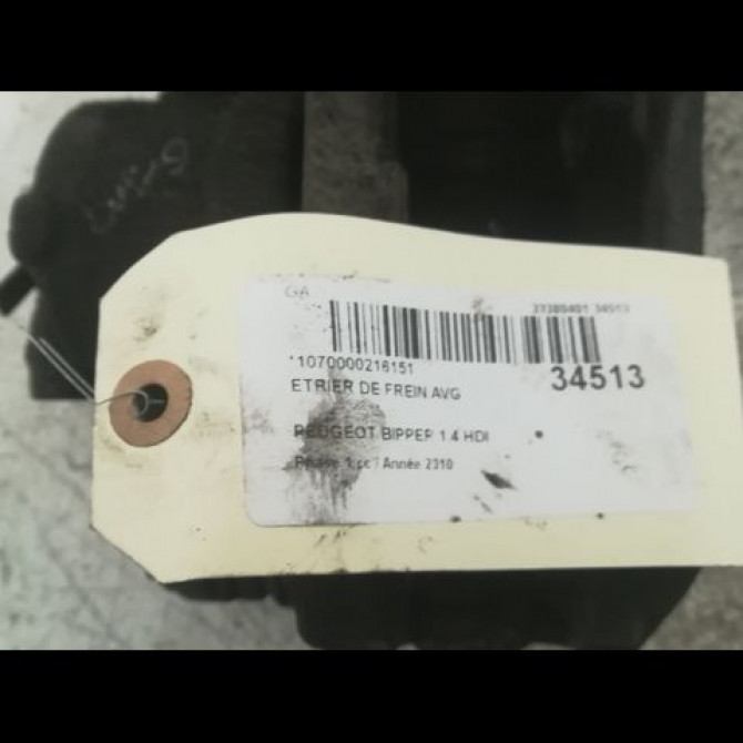Etrier de frein avant gauche occasion PEUGEOT BIPPER Phase 1 03-2008->... 1.4 HDI 70ch 4401P6 2