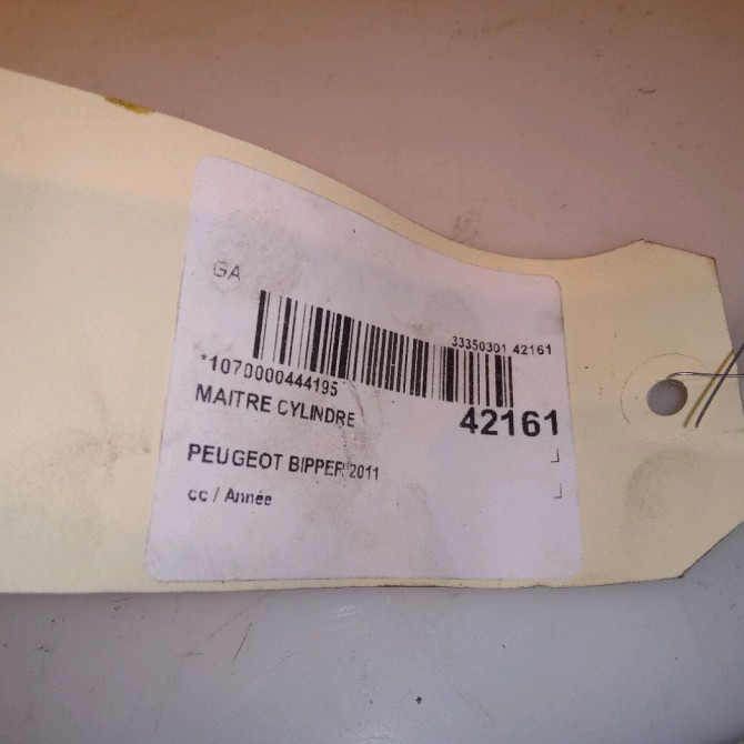 Maitre cylindre occasion PEUGEOT BIPPER 4601V7 5