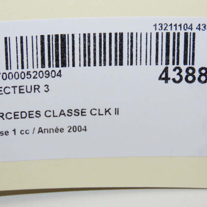 occasion MERCEDES CLASSE CLK II Phase 1 05-2002->12-2009 270 CDI 6130700987 5
