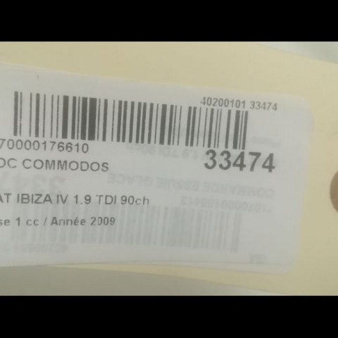 Bloc commodos occasion SEAT IBIZA IV Phase 1 05-2008->01-2012 1.9 TDI 90ch 7H0953513C9B9 4