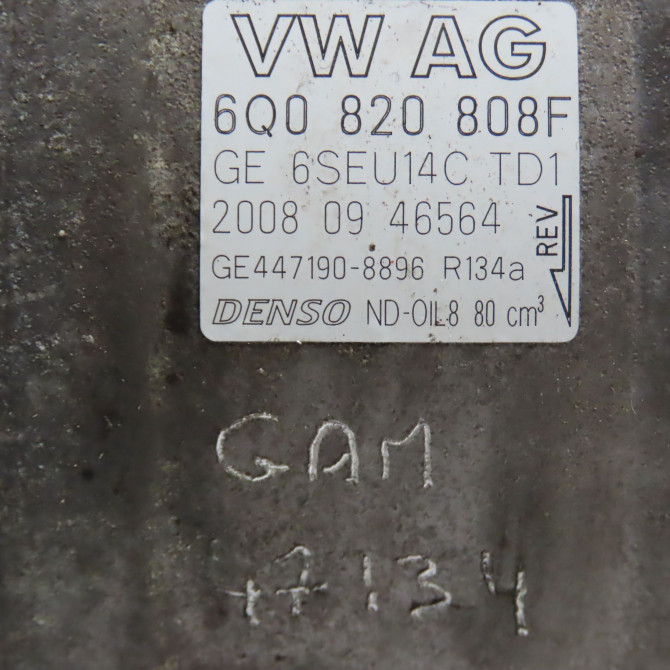 Compresseur air conditionne occasion SEAT IBIZA IV Phase 1 05-2008->01-2012 1.9 TDI 105ch 5