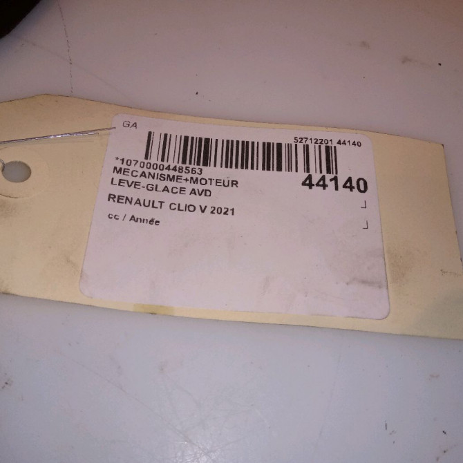 Mecanisme + moteur lève-glace avant droit occasion RENAULT CLIO V 807201776R 5