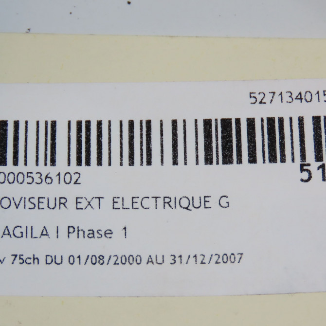 Retroviseur exterieur electrique gauche occasion OPEL AGILA I Phase 1 08-2000->12-2007 1.2i 16v 75ch 93170333 7