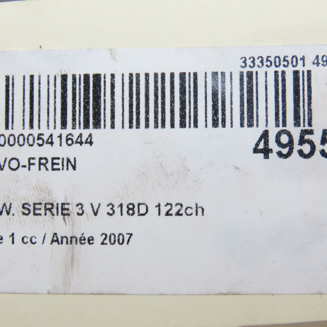 Servo-frein occasion B.M.W. SERIE 3 V Phase 1 03-2005->09-2008 318D 122ch 34332454368 6