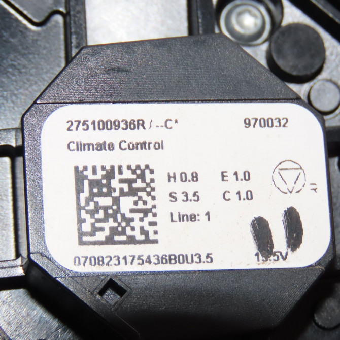 Commande de chauffage occasion RENAULT CLIO V 275100936R 4