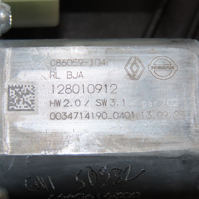 Mecanisme+moteur leve-glace arg occasion RENAULT CLIO V 827217837R 4