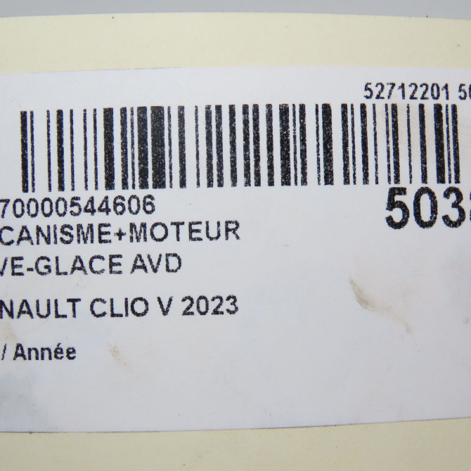 Mecanisme + moteur lève-glace avant droit occasion RENAULT CLIO V 807201776R 6