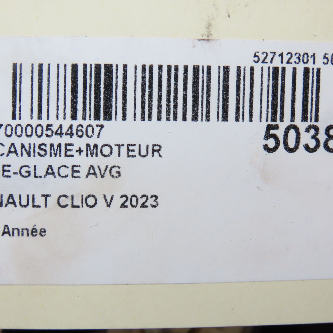 Mecanisme+moteur leve-glace avg occasion RENAULT CLIO V 807216723R 7