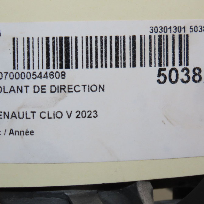 Volant de direction occasion RENAULT CLIO V 7