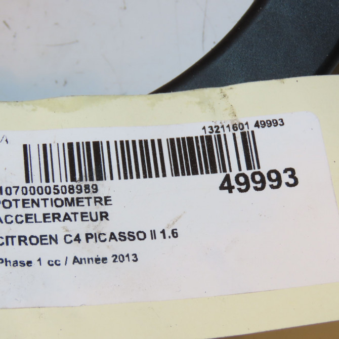 Potentiometre accelerateur occasion CITROEN C4 PICASSO II Phase 1 04-2013->... 1.6 e-HDi 8v 115ch 4