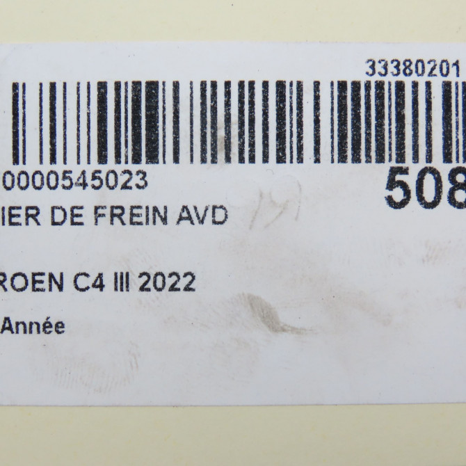 Etrier de frein avant droit occasion CITROEN 1681371480 7