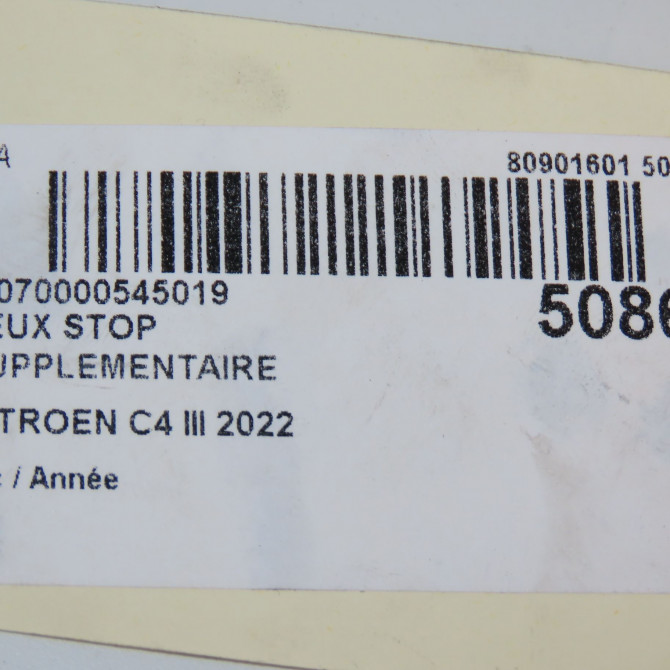 Feux stop supplementaire occasion CITROEN 9834281780 7