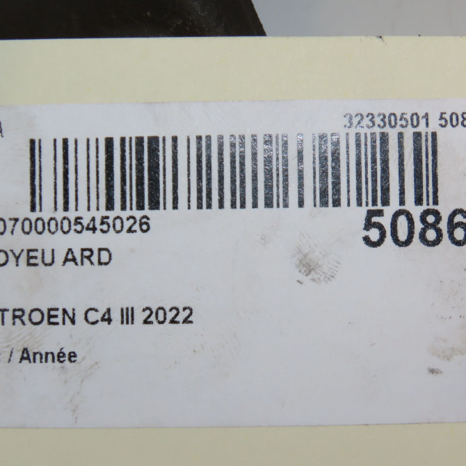Moyeu ard occasion CITROEN 9828723880 5