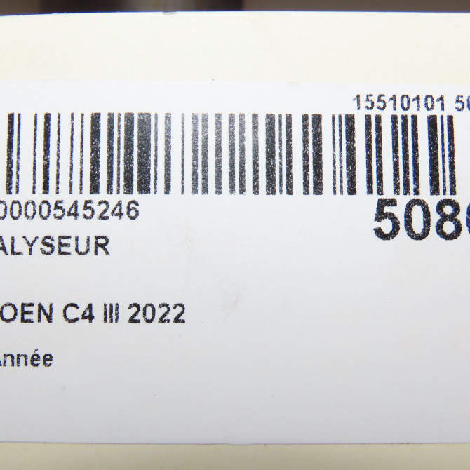 Catalyseur occasion CITROEN 5