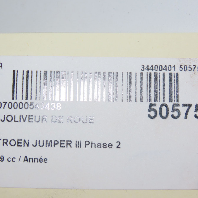 Enjoliveur de roue occasion CITROEN JUMPER III Phase 2 06-2014->... 1611985180 4