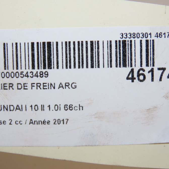 Etrier de frein arrière gauche occasion HYUNDAI 146 Phase 1 04-1995->04-1999 1.0i 66ch 58310B4A35 6