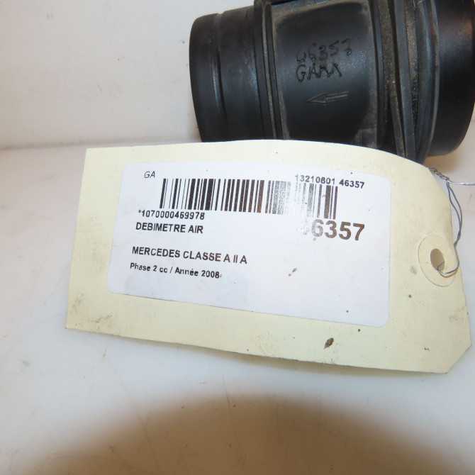 Debimetre air occasion MERCEDES CLASSE A II Phase 2 04-2008->06-2012 A 180 CDI 4