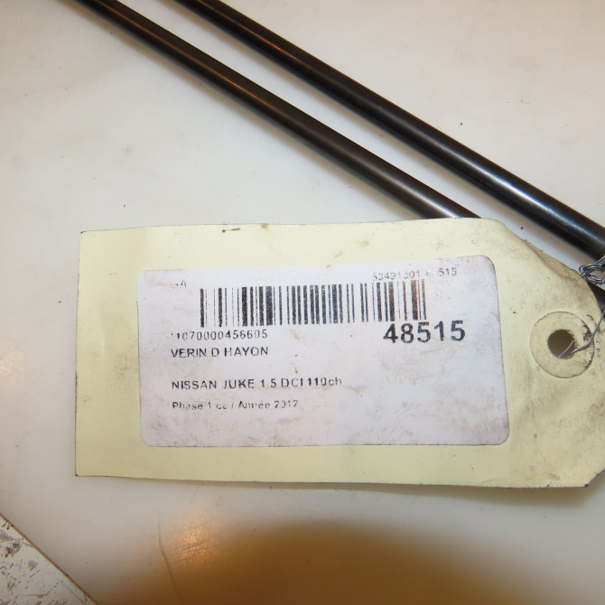 Verin droit hayon occasion NISSAN JUKE Phase 1 09-2010->... 1.5 DCI 110ch 904501KA2C 3