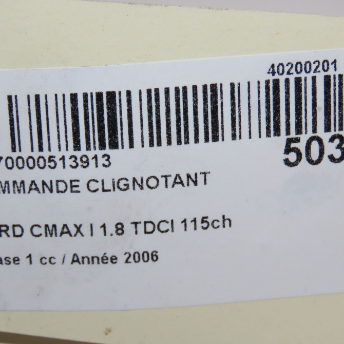 Commande clignotant occasion FORD CMAX I Phase 1 09-2003->03-2007 1.8 TDCI 115ch 5