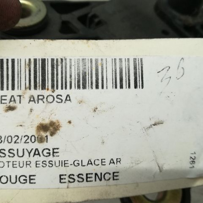 Moteur essuie-glace arrière occasion SEAT AROSA Phase 2 11-2000->06-2005 6X0955711F 4