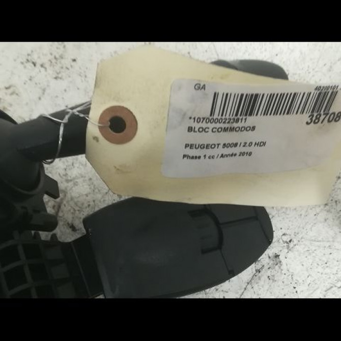 Bloc commodos occasion PEUGEOT 5008 I Phase 1 11-2009->12-2013 2.0 HDI 150ch 3