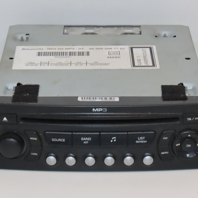 Autoradio occasion PEUGEOT 5008 I Phase 1 11-2009->12-2013 1.6 HDI 110ch 6579NV 1