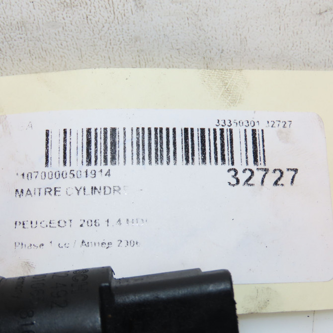 Maitre cylindre occasion PEUGEOT 206 Phase 1 09-1998->03-2009 1.4 HDI 4601H5 3
