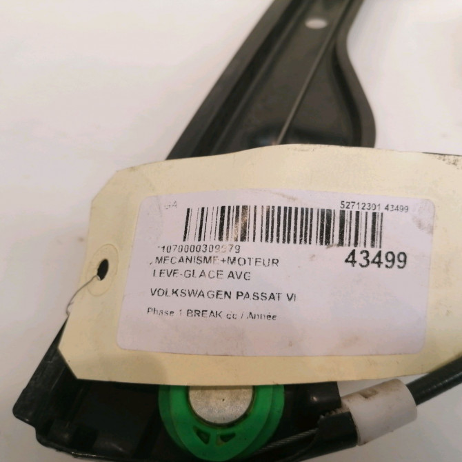 Mecanisme+moteur leve-glace avg occasion VOLKSWAGEN PASSAT VI Phase 1 04-1995->04-1999 2.0 TDI 136ch 3AA837461B 5