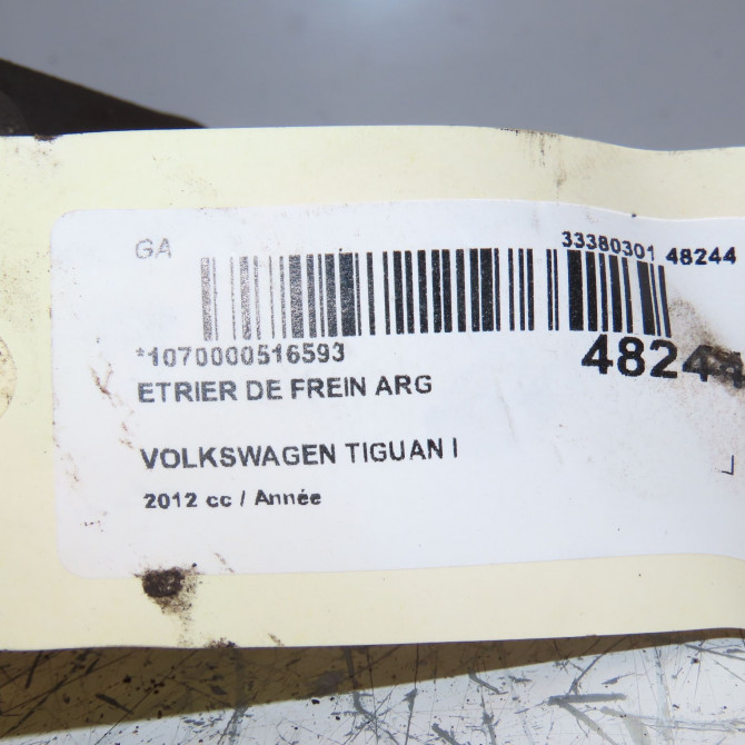 Etrier de frein arrière gauche occasion VOLKSWAGEN TIGUAN I TIGUAN I Phase 2 2011-04-01->2016-12-31 5N0615403 4