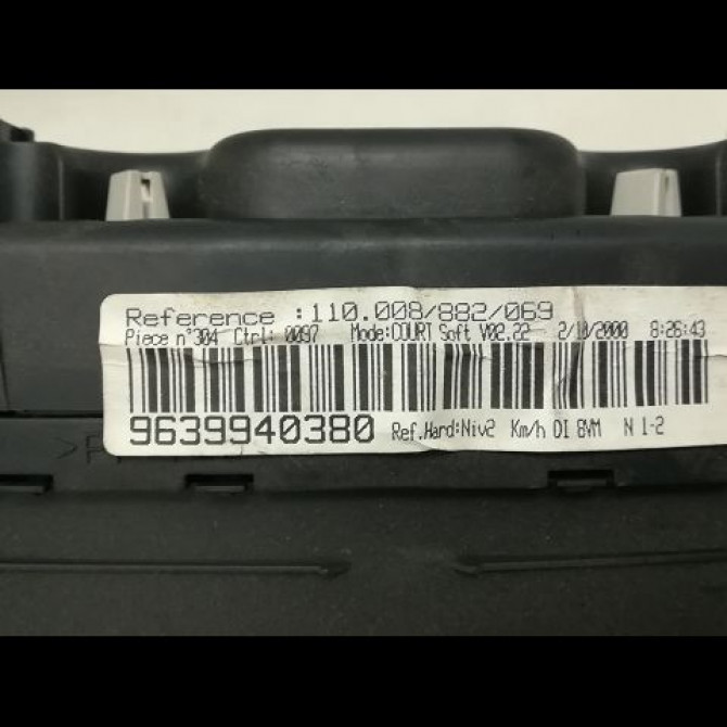 Compteur occasion PEUGEOT 406 Phase 2 04-1999->04-2004 2.0 HDI 110ch 610456 3