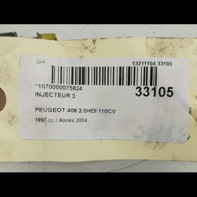 occasion PEUGEOT 406 Phase 2 04-1999->04-2004 2.0 HDI 110ch 4