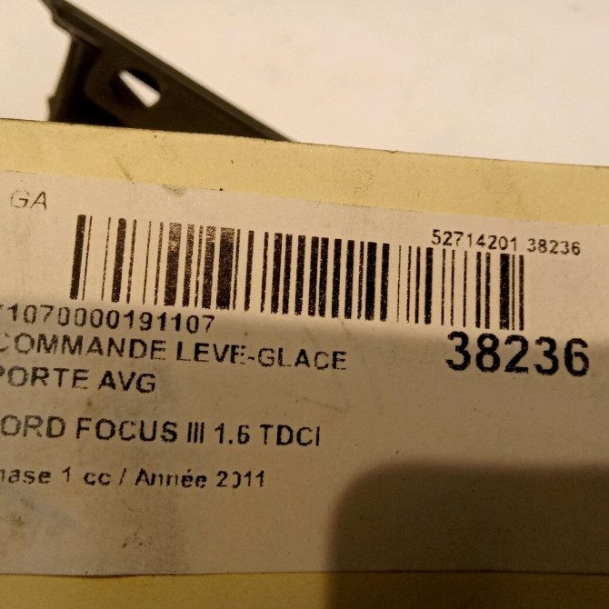 Commande lève-glace porte avant gauche occasion FORD FOCUS III Phase 1 01-2011->04-2015 1.6 TDCI 115ch 2029540 5