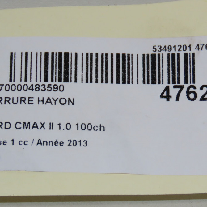 Serrure hayon occasion  1920840 5