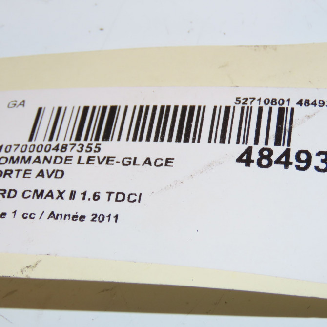 Commande lève-glace porte avant droite occasion FORD CMAX II Phase 1 09-2010->09-2015 1.6 TDCI 115ch 1850432 3