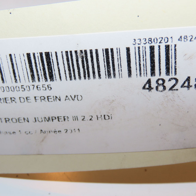 Etrier de frein avant droit occasion CITROEN JUMPER III Phase 1 06-2006->... 2.2 HDi 100ch 4401J7 4