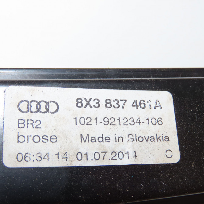 Mecanisme+moteur leve-glace avg occasion AUDI A1 8X3837461A 4