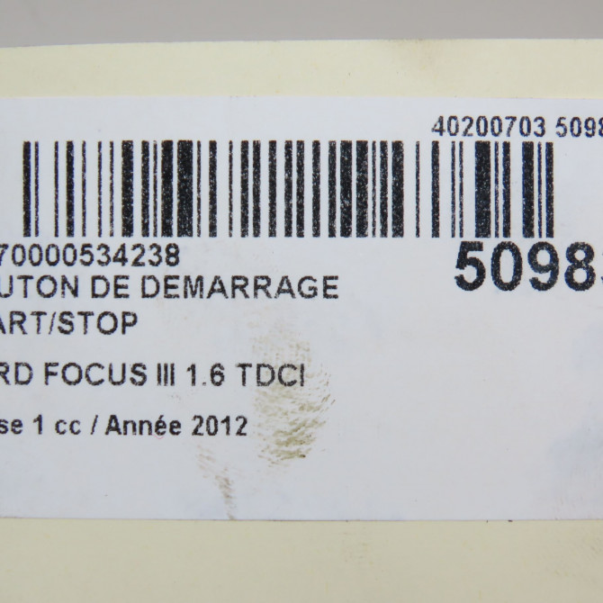 occasion FORD FOCUS III Phase 1 01-2011->04-2015 1.6 TDCI 115ch 4
