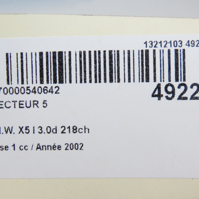 occasion B.M.W. X5 I Phase 1 04-2000->12-2006 3.0d 218ch 13537785573 5