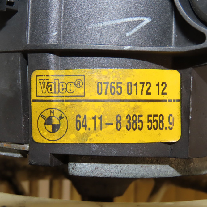 Ventilateur de chauffage occasion B.M.W. X5 I Phase 1 04-2000->12-2006 3.0d 218ch 64118385558 4