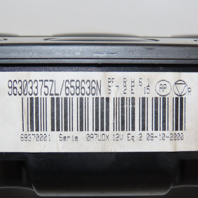 Commande de chauffage occasion PEUGEOT 406 Phase 2 04-1999->04-2004 2.0 HDI 90ch 3