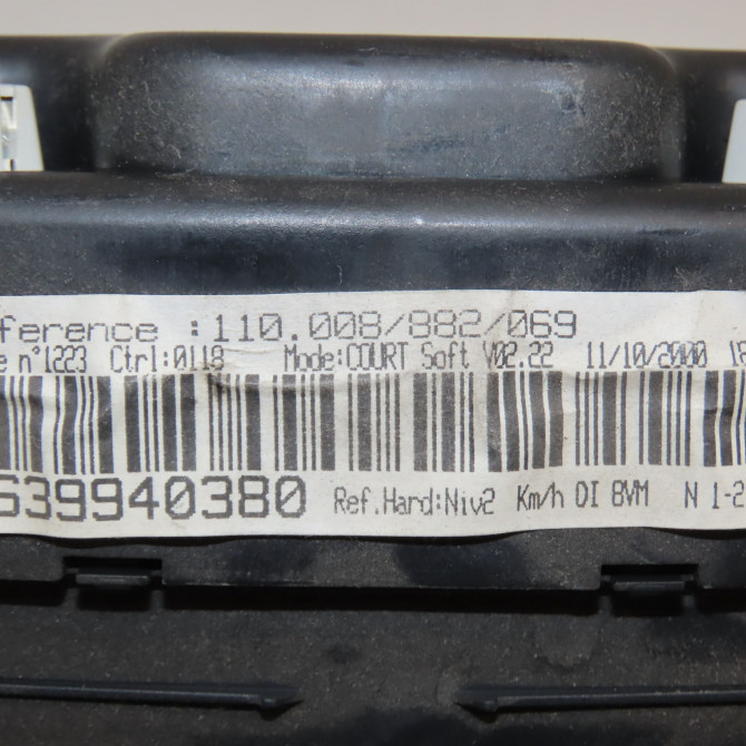 Compteur occasion PEUGEOT 406 Phase 2 04-1999->04-2004 2.0 HDI 90ch 610456 5