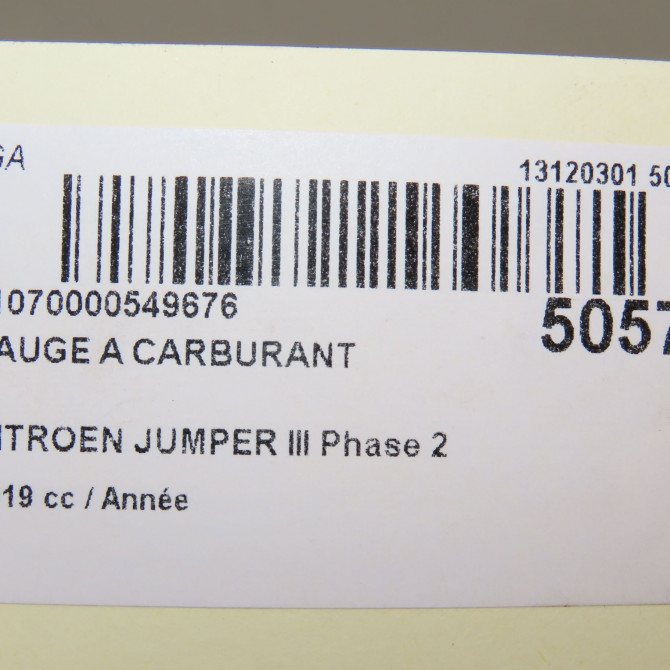 Jauge a carburant occasion CITROEN JUMPER III Phase 2 06-2014->... 1650156880 5
