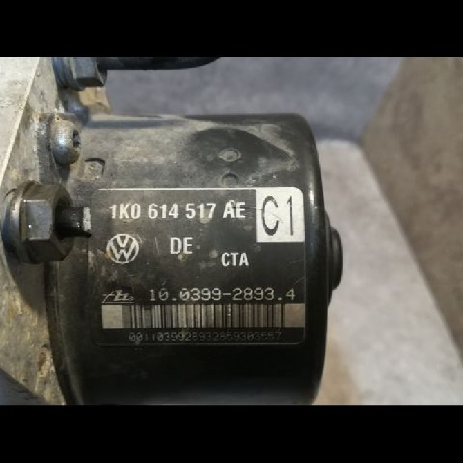 Unité hydraulique ABS occasion VOLKSWAGEN TOURAN I Phase 1 03-2003->12-2006 1.9 TDI 105ch 1K0614517AEBEF 3
