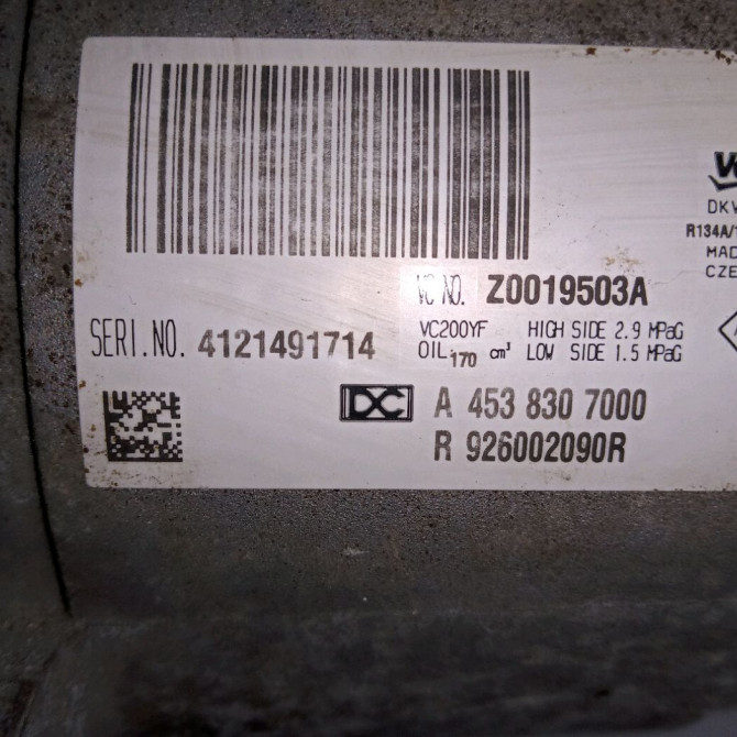 Compresseur air conditionne occasion RENAULT TWINGO III Phase 1 06-2014->... 0.9 TCE 12v 90ch 926002090R 4